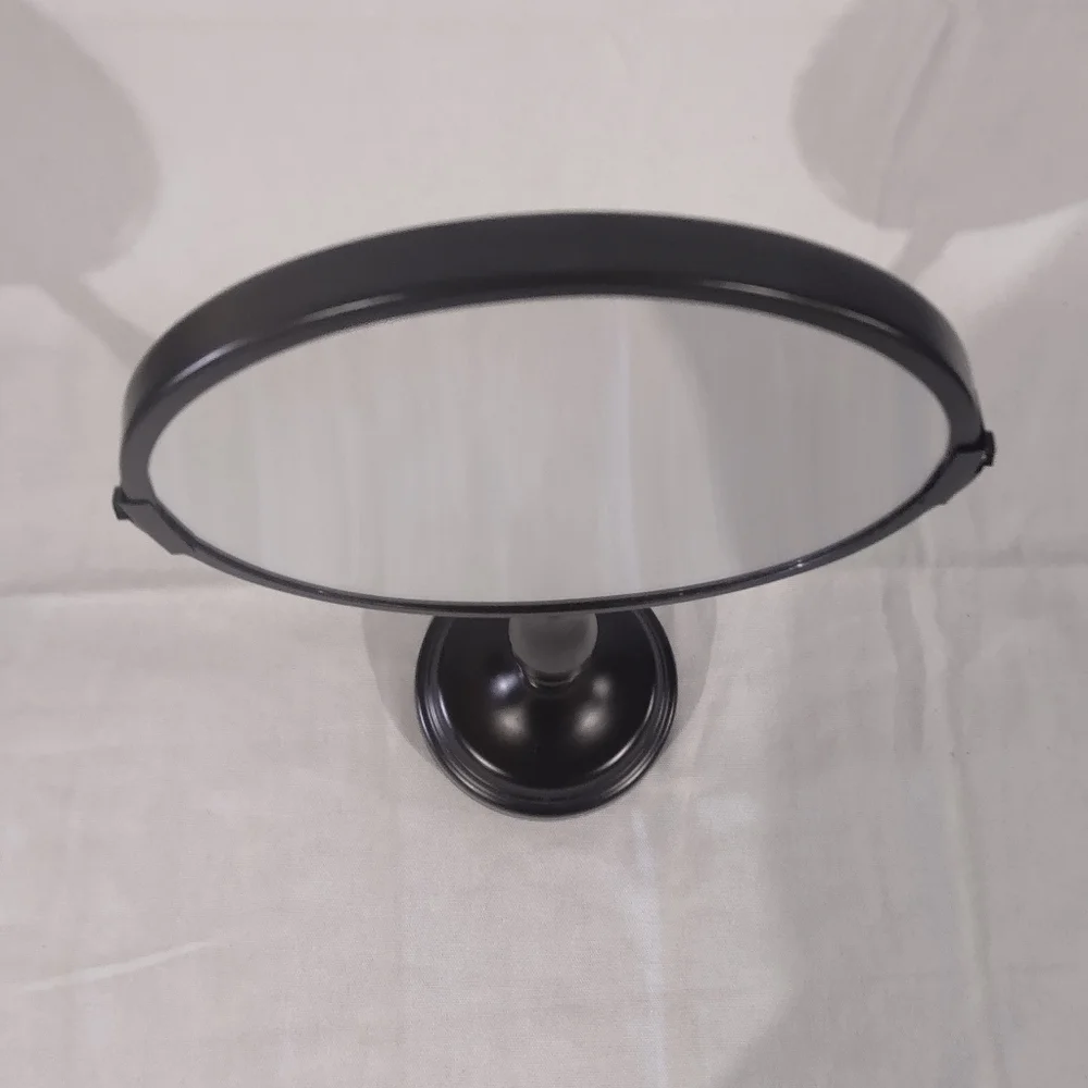 Modern 360 Degree Swivel Vanity Mirror Oil Rubbed Bronze Metal Dual Magnificati